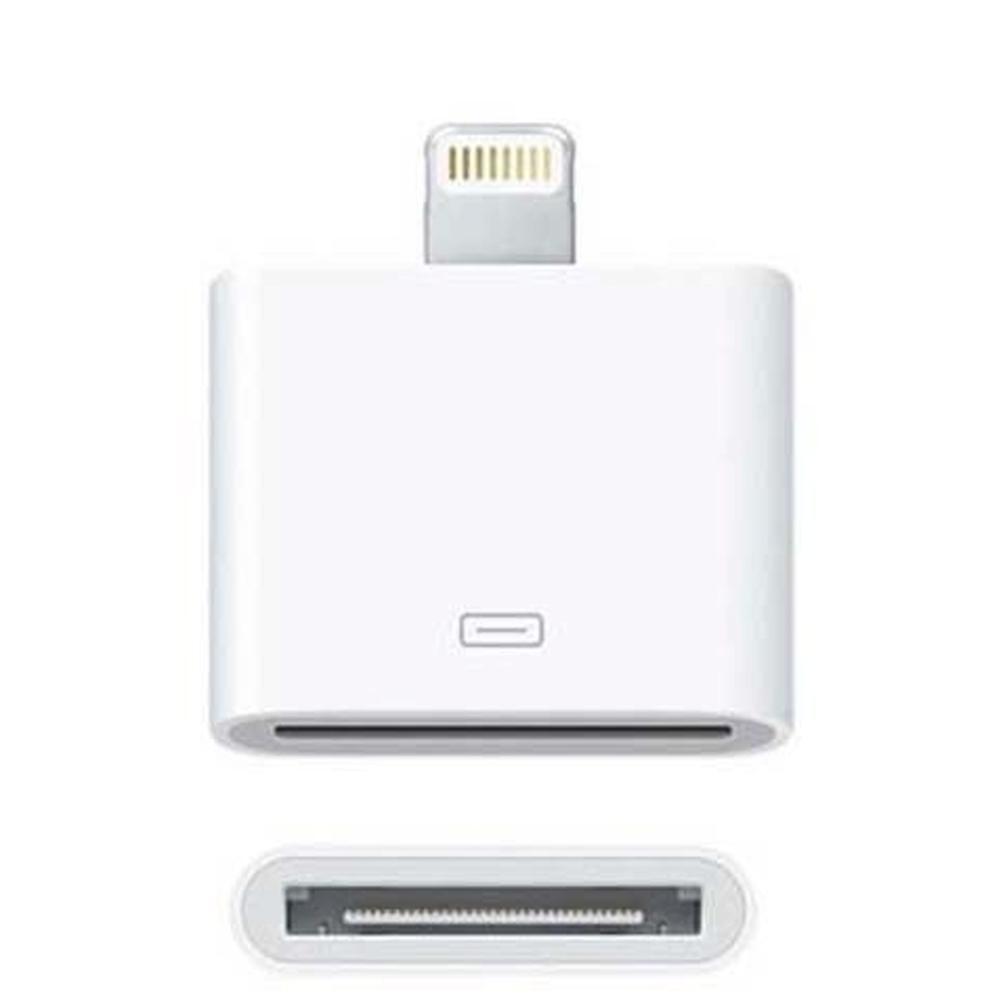 Connecteur adaptateur Lightning vers 30 broches (uniquement pour le chargement) Connecteur adaptateur Lightning vers 30 broches (uniquement pour le chargement)